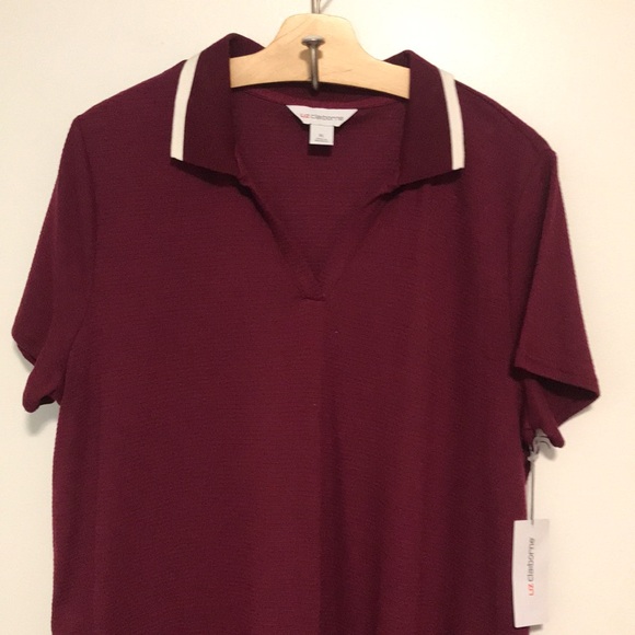 NEW Liz Claiborne Short Sleeve Tee Shirt Dress. XL - Picture 4 of 11